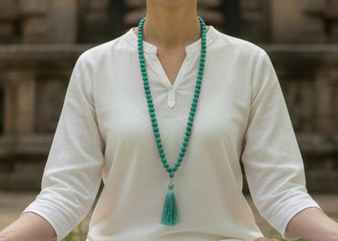 Turquoise Mala 108 Beads